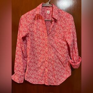 Gap • Floral Button Up Dress Shirt